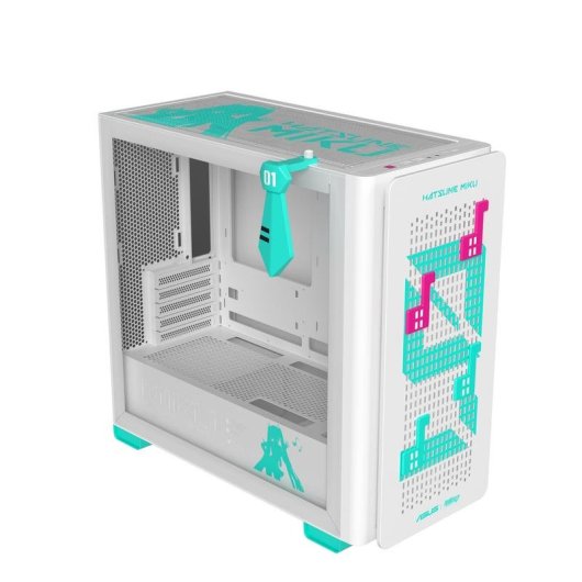Torre ASUS A23 Hatsune Miku Edition micro ATX Mini-ITX Janela Lateral