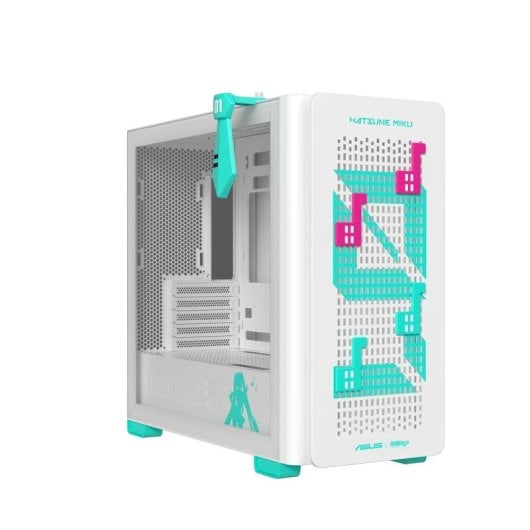 Torre ASUS A23 Hatsune Miku Edition micro ATX Mini-ITX Janela Lateral