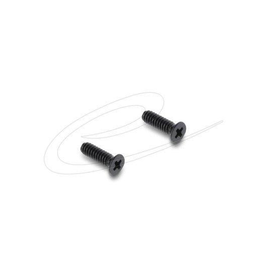 Connecteur Delock 91121 DC 5.5 x 2.5 mm Femelle Mâle Plat Noir