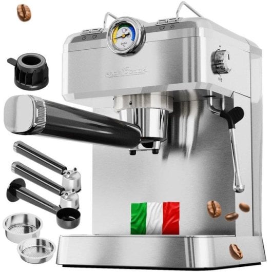 Macchina da caffè espresso ProfiCook PC-ES-KA 1267 1,5L 20 bar con vaporizzatore capsule