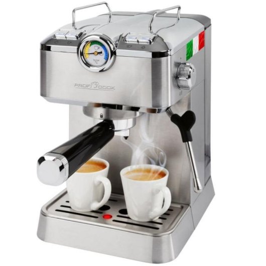 Macchina da caffè espresso ProfiCook PC-ES-KA 1267 1,5L 20 bar con vaporizzatore capsule