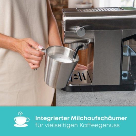 Caffettiera Espresso ProfiCook PC-ES-KA 1265 1L 20 bar Inox capsule