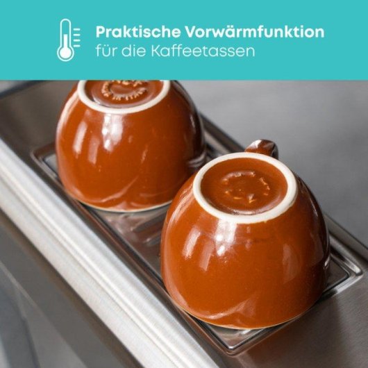 Caffettiera Espresso ProfiCook PC-ES-KA 1265 1L 20 bar Inox capsule