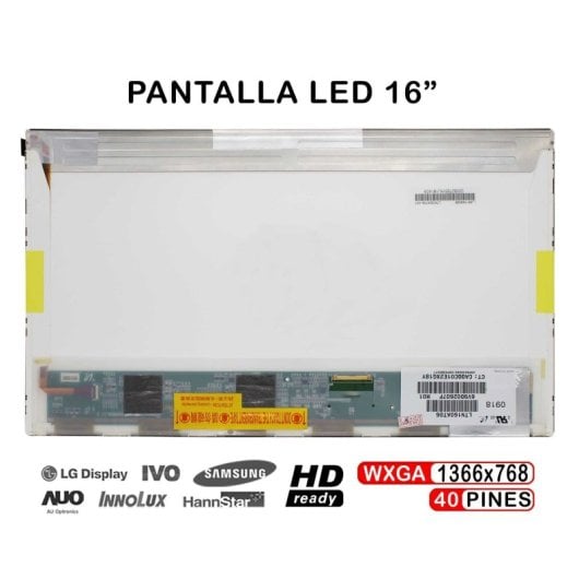 Pantalla Led 16 Para Portátil Ltn160at06-h02 1366x768