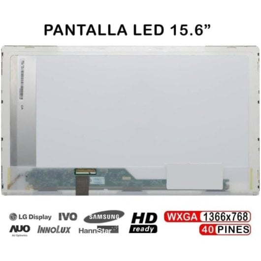 LED-Display Fujitsu Lifebook AH530 AH531 AH550 AH572 E741 E751 15,6 1366x768