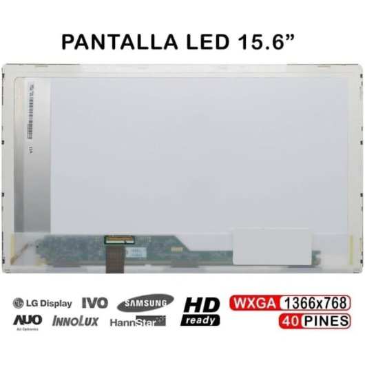 Écran LED Medion S5612 MSI CX61 15,6 pouces 1366x768 40 pins