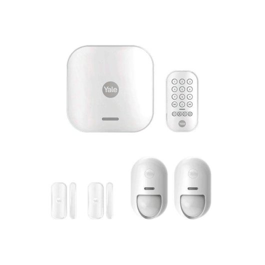 Alarma Yale Smart Alarm Starter Kit Wi-Fi Inalámbrica Interior App Integración Alexa