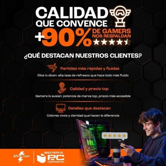 Monitor Gaming PcCom Elysium Pro 34″ Curvo Fast VA UltraWide QHD 180Hz Adaptive Sync Regulable en Altura