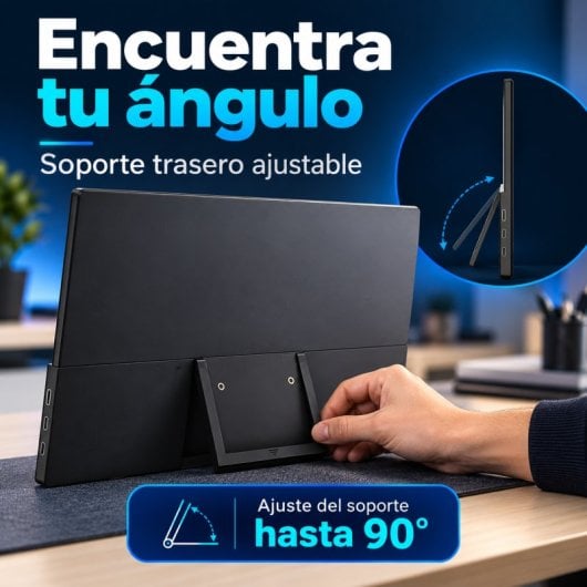 Écran PC Alurin CoreVision Air 15,6" Full HD IPS Portable USB-C HDMI Housse
