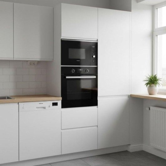 Microondas Aspes AMWI2800DGN 20 Litros 800W con Grill Display LED