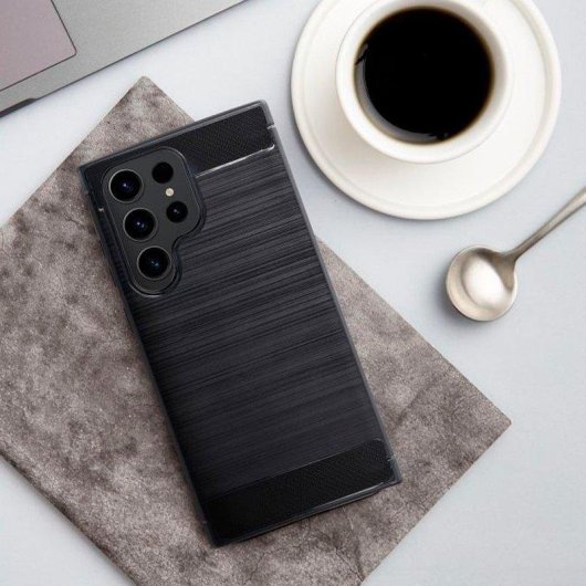 Funda für Handy Cool Carbon Look Stoßfest TPU Schwarz für OPPO Reno15 F 5G 15 FS 5G