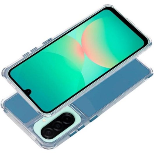 Coque Cool Matrix bleue antichoc pour Samsung Galaxy A26 5G, A17 4G/5G et A18