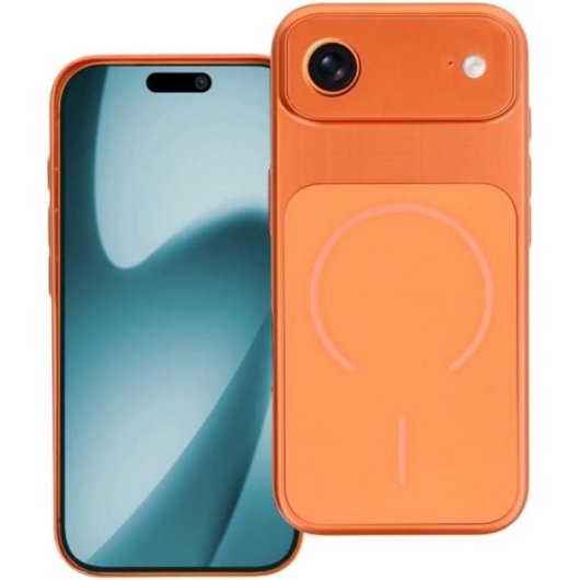 Funda für Handy Cool Carcasa COOL Magnetisch Kunststoff Orange Stoßfest für iPhone Air