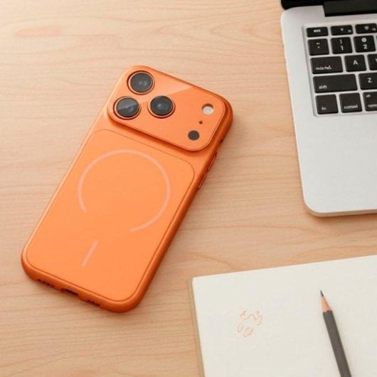 Funda für Handy Cool Carcasa COOL Magnetisch Kunststoff Orange Stoßfest für iPhone Air