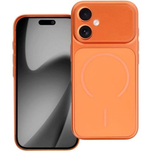 Funda per smartphone Cool Carcasa COOL Magnetica Plastica Arancione Resistente per iPhone 17