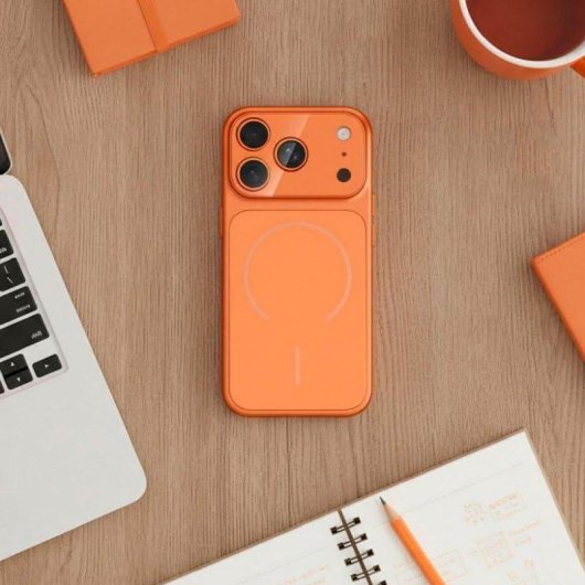 Funda para móvel Cool Carcasa COOL Magnética Plástico Laranja Resistente para iPhone 17 Pro