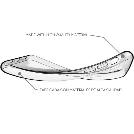 Funda para móvel Cool Silicone Transparente Flexível para Motorola Moto G55 5G