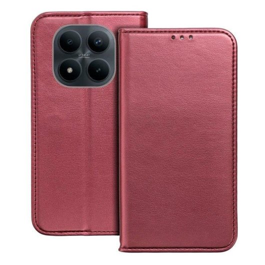 Funda für Handy Cool Flip Cover Buch Polipiel Burgundy für Xiaomi Redmi Note 15 Pro Plus 5G und POCO M8 Pro 5G
