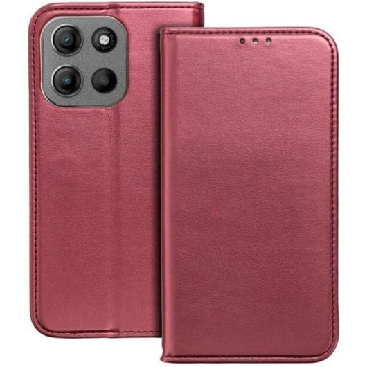 Funda para móvel Cool Flip Cover Capa Livro Couro Sintético Roxo 360° para Moto G05 G15