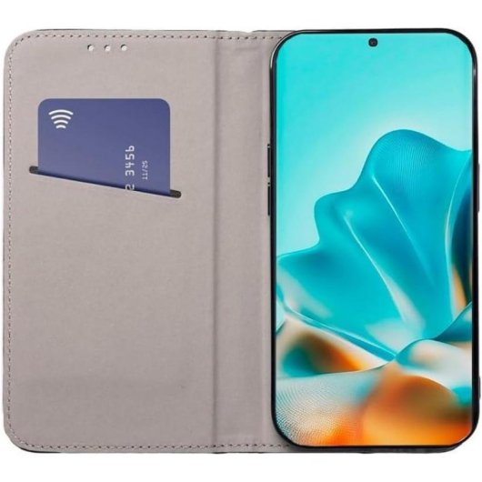 Funda para móvel Cool Flip Cover Capa Livro Couro Sintético Roxo 360° para Moto G05 G15