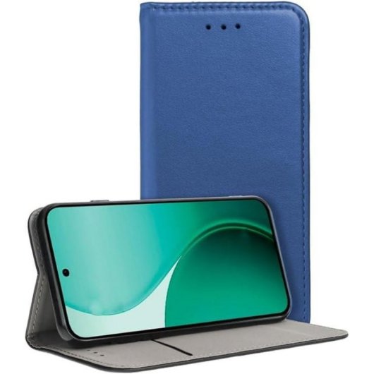 Funda para móvel Cool Flip Cover Capa Livro Couro Sintético Azul 360° para Oppo Reno 14 5G
