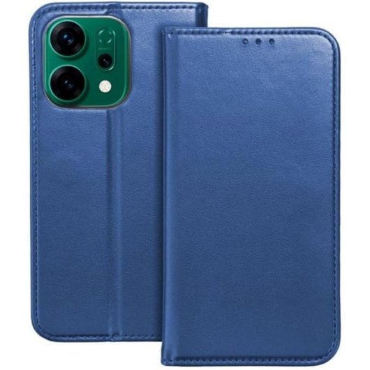 Funda para móvel Cool Flip Cover Capa Livro Couro Sintético Azul 360° para Oppo Reno 14 5G