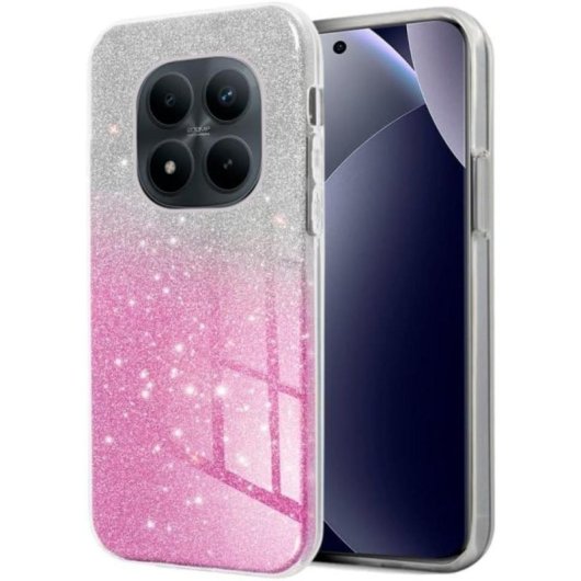 Funda para móvil Cool Carcasa COOL Glitter Bicolor Plástico Rosa para Xiaomi Redmi Note 15 Pro Plus 5G y Poco M8 Pro 5G