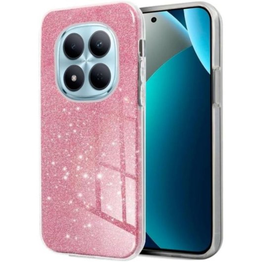 Funda para móvil Cool Carcasa COOL Glitter Plástico Rosa Flexível Resistente para Xiaomi Redmi Note 15 Pro