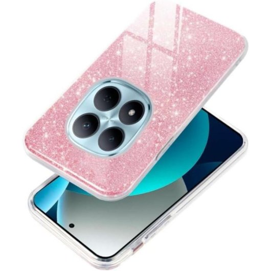 Funda para móvil Cool Carcasa COOL Glitter Plástico Rosa Flexível Resistente para Xiaomi Redmi Note 15 Pro