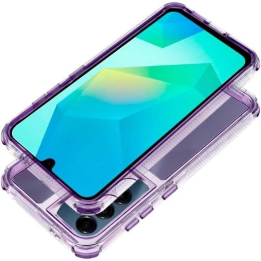 Funda para telemóvel Cool Carcasa Clear Antichoque Plástico Violeta para Samsung A165 Galaxy A16