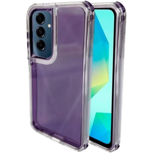 Funda para telemóvel Cool Carcasa Clear Antichoque Plástico Violeta para Samsung A165 Galaxy A16