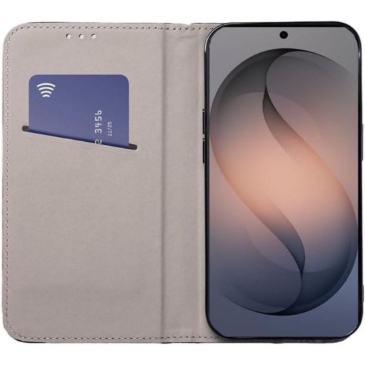 Funda para móvel Cool Flip Cover Capa Livro Couro Sintético Preto 360° para Samsung S948 Galaxy S26 Ultra