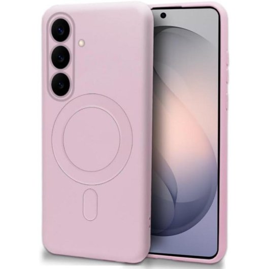 Funda para móvel Cool Carcasa Magnética Silicone Rosa Flexível para Samsung S947 Galaxy S26 Plus