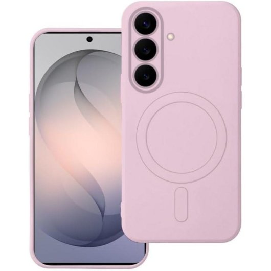 Funda para móvel Cool Carcasa Magnética Silicone Rosa Flexível para Samsung S947 Galaxy S26 Plus