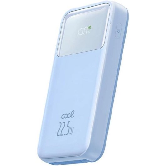 Powerbank Cool Pocket 10000 mAh 22.5W LED-Anzeige Blau