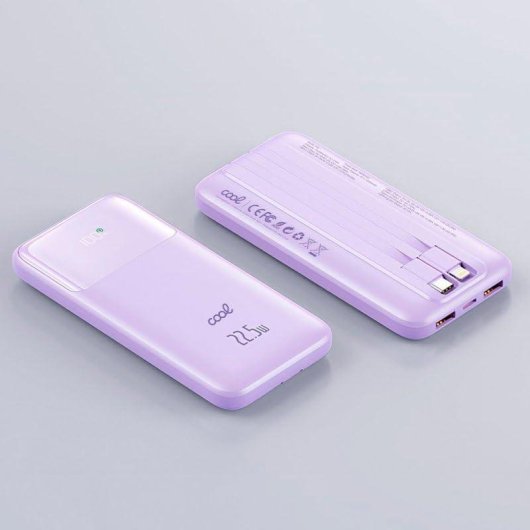 Batterie externe Cool Pocket 10000 mAh 22.5W Violet Charge rapide