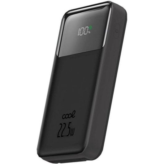 Powerbank Cool Pocket 10000 mAh 22.5W Schwarz LED-Anzeige