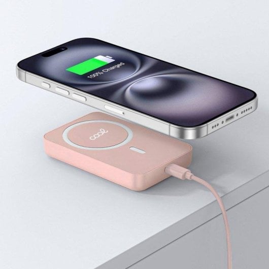 Batería Externa Cool Magnética Qi 5000 mAh