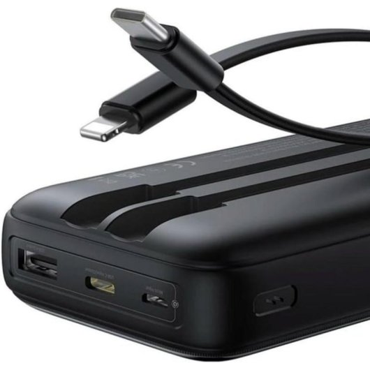 Powerbank Cool 30000 mAh 22.5W Type-C Lightning Schwarz
