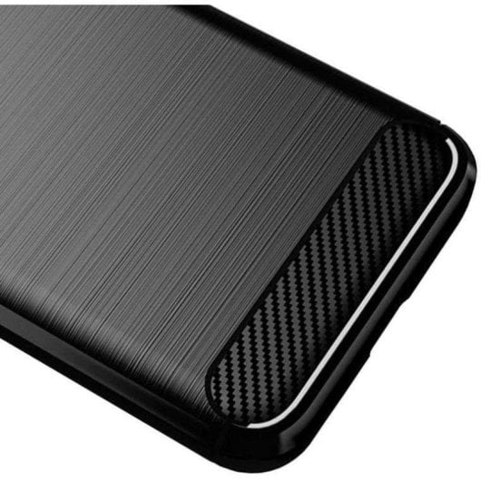 Funda para móvil Cool Carbón Negro Silicona Flexible Ligera para OPPO A6x / A6x 5G / A6k