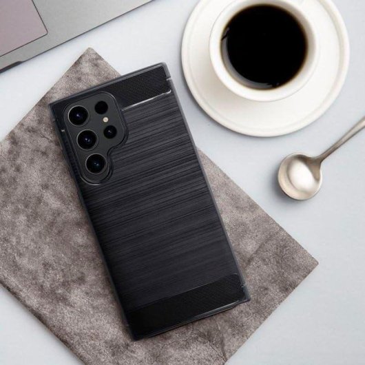 Funda para móvil Cool Carbón Negro Silicona Flexible Ligera para OPPO A6x / A6x 5G / A6k