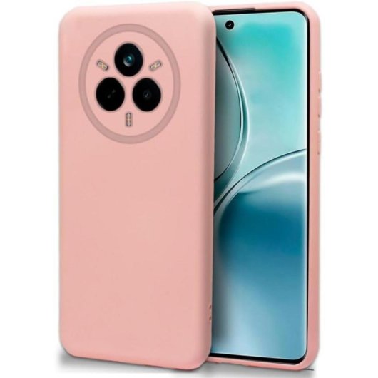 Funda para móvel Cool Carcasa COOL Silicone Rosa Antichoque para Realme 14 Pro Plus