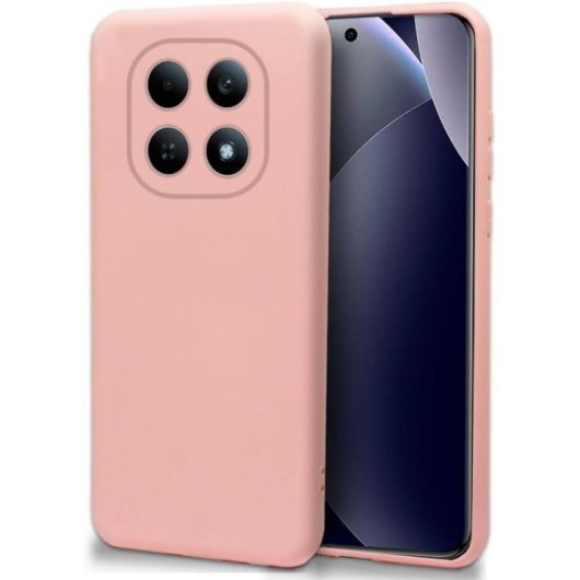 Funda para móvel Cool Carcasa COOL Silicone Rosa Flexível Antichoque para Poco M8 Pro 5G e Xiaomi Redmi Note 15 Pro Plus 5G