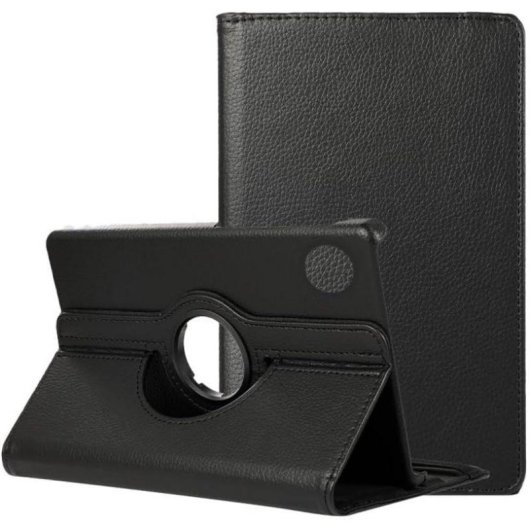 Funda Cool para Xiaomi Redmi Pad SE 8.7 Giratoria Polipiel Negro