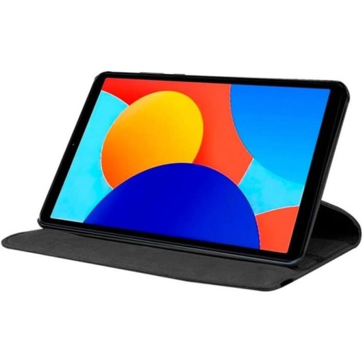 Funda Cool para Xiaomi Redmi Pad SE 8.7 Giratoria Polipiel Negro