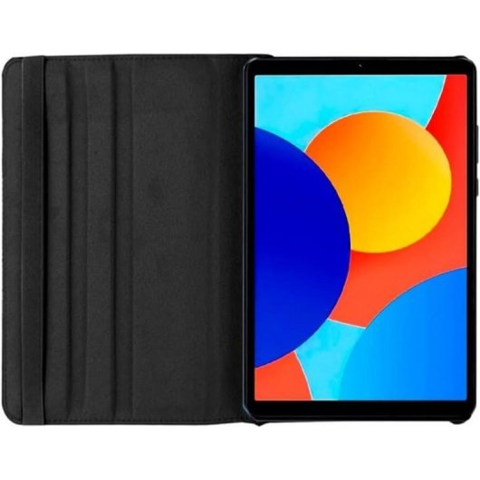 Funda Cool para Xiaomi Redmi Pad SE 8.7 Giratoria Polipiel Negro