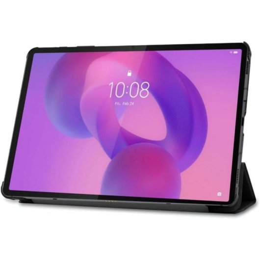 Tablet-Huelle Cool Lenovo Idea Tab Pro 12.7 Polipiel Schwarz