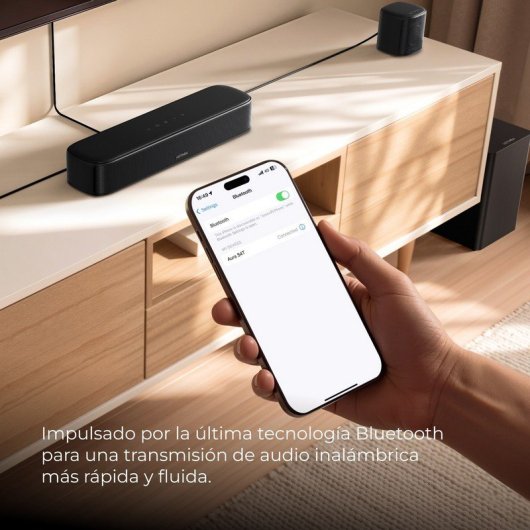 Ultimea Aura S4T Barra de Sonido 7.1ch con Subwoofer, 4 Altavoces, VocalMatrix, Bluetooth