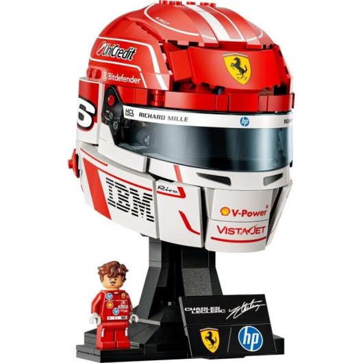 LEGO Editions Scuderia Ferrari HP Casco Charles Leclerc 43014 886 piezas