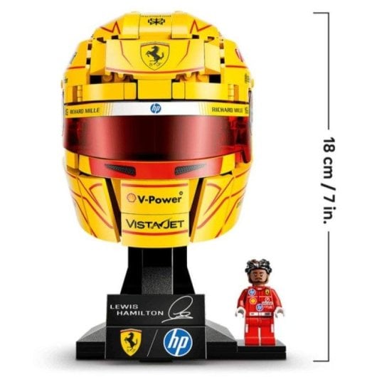 LEGO Editions Scuderia Ferrari HP Casco Lewis Hamilton 43022 884 piezas